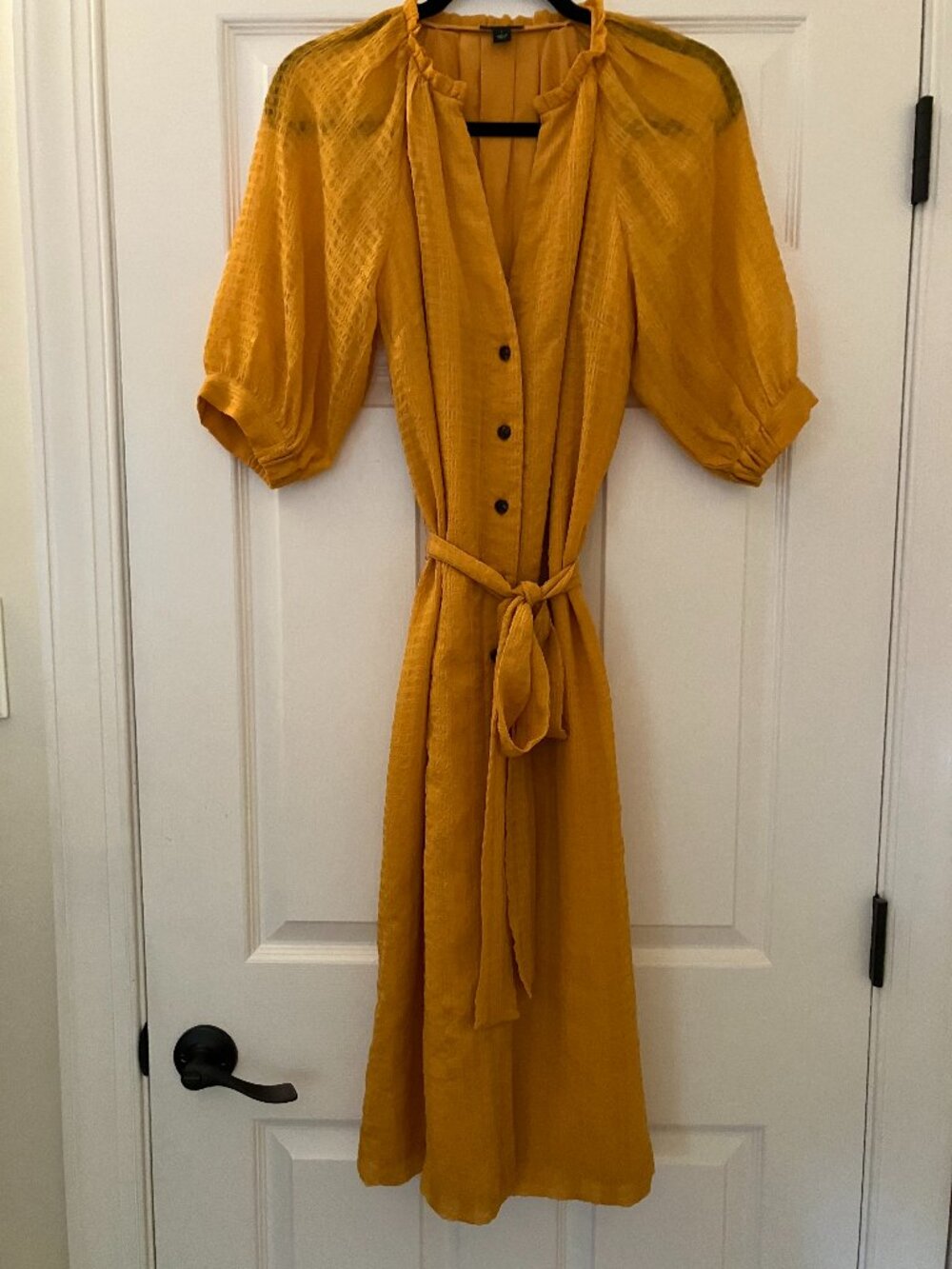 Ann Taylor Dress, Size S, Deep Mustard Color